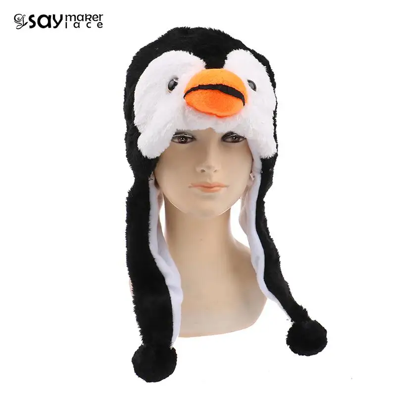 

1PCS Cartoon Animal Penguin Mascot Plush Warm Cap Hat Warmer Cartoon Animal Penguin Mascot Plush Warm Cap Hat Warmer