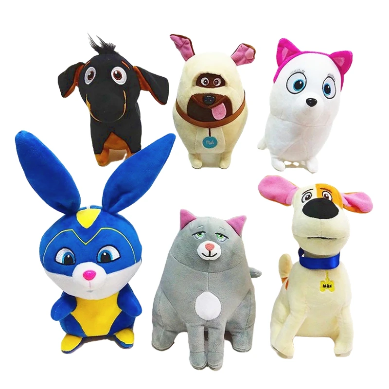 

20cm The Secret Life of Pets Stuffed Toy Animal Figure Ozone Snowball Max Duke Bunny Lovely Soft Plush Doll Kids Birthday Gift
