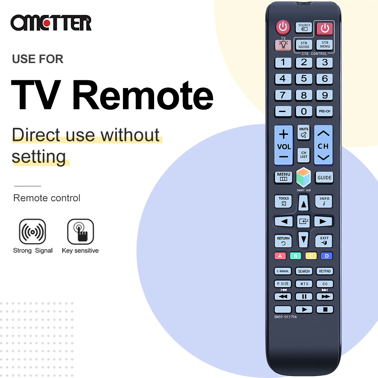 Nuovo Bn59-01179A Per Samsung Tv Remote Control Muslimex