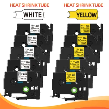 마크도메인 1개 Hse-231 열수축 튜브 브라더 HSe 211 221 231 241 611 621 631 호환 P-touch & E1000 라벨 메이커용
