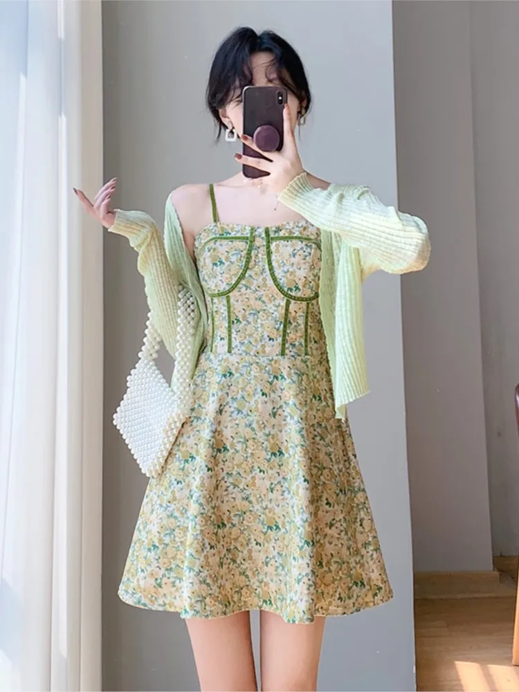 

Летнее милое винтажное платье с открытой спиной, женское облегающее ТРАПЕЦИЕВИДНОЕ мини-платье Y2K Kawaii, женское модное платье без бретелек во французском стиле, новинка 2023