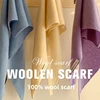 British Korean Triangle Scarf  Niche Wool Triangular Scarf Women Headscarf Knitted Scarf Multi-functional Warm Knitted Wrap 3