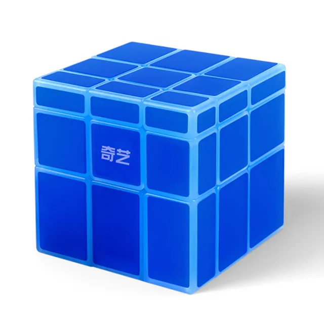Qiyi Magic Cube Fluorescent Mirror Cube Luminous Light Effect Magico Cubo Children's Puzzle Smooth Creative Toys 큐브 1