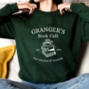 HP Granger Book Cafe Sweatshirt Magic Wizard Shirt Witch School Sweater Bookish Tee Fall Sweatshirts Birthday Gift for Lover 6