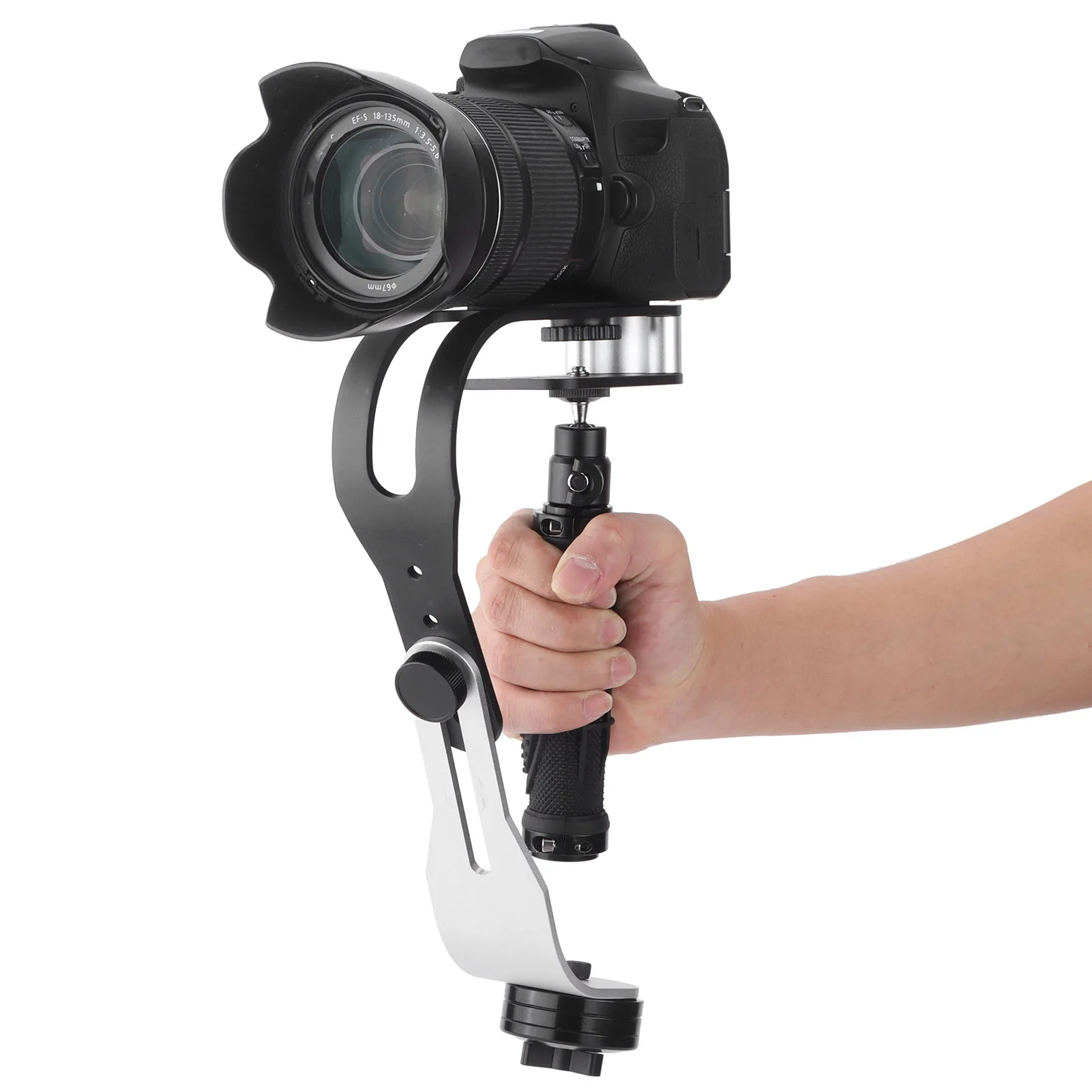 Stabilisateur Caméra DSLR Arc Alliage Aluminium Noir UF-007