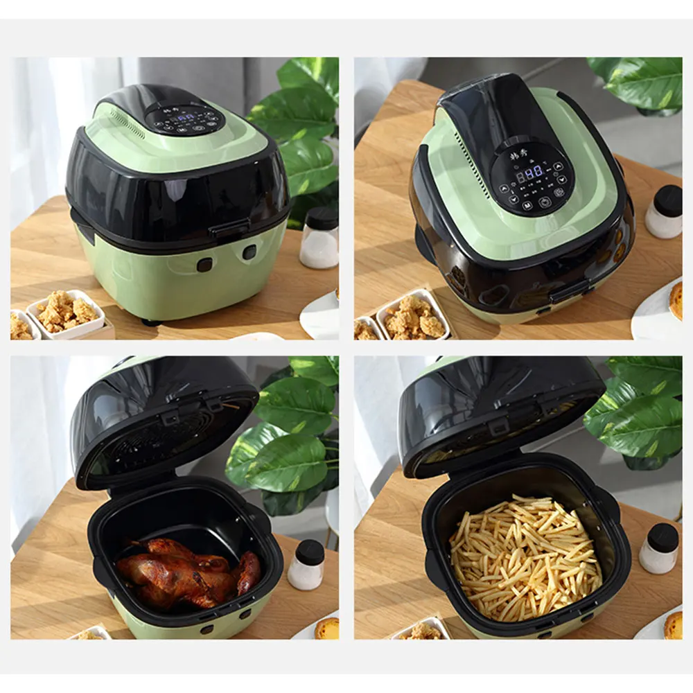 8L Air Fryer freidora aire churrasqueira Household Electric Deep Fryer Integrated Oil-free Automatic Oven