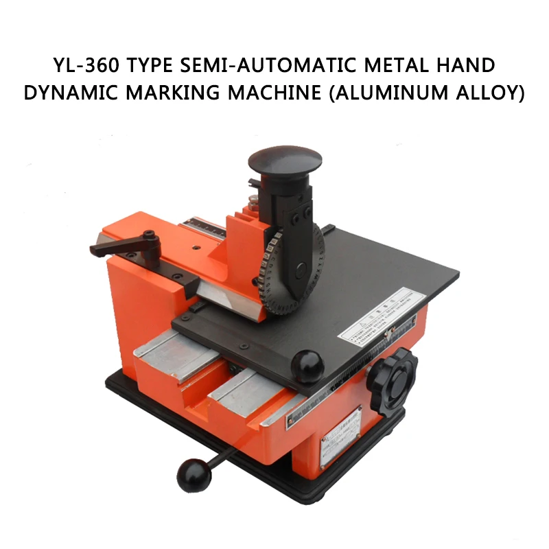 

YL-360 Sign Nameplate Coding Machine Semi-automatic Manual Marking Machine Equipment Parameter Label Printer LK