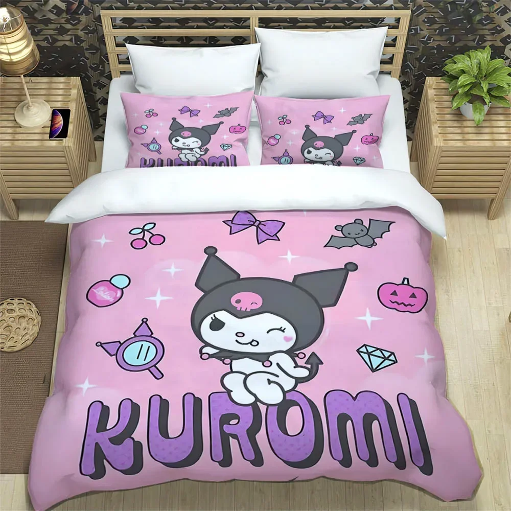 サンリオ Kuromi ベッドカバー 140cm x 205cm サンリオ Kuromi ベッドカバー 140cm x 205cm 🇯🇵Japanese