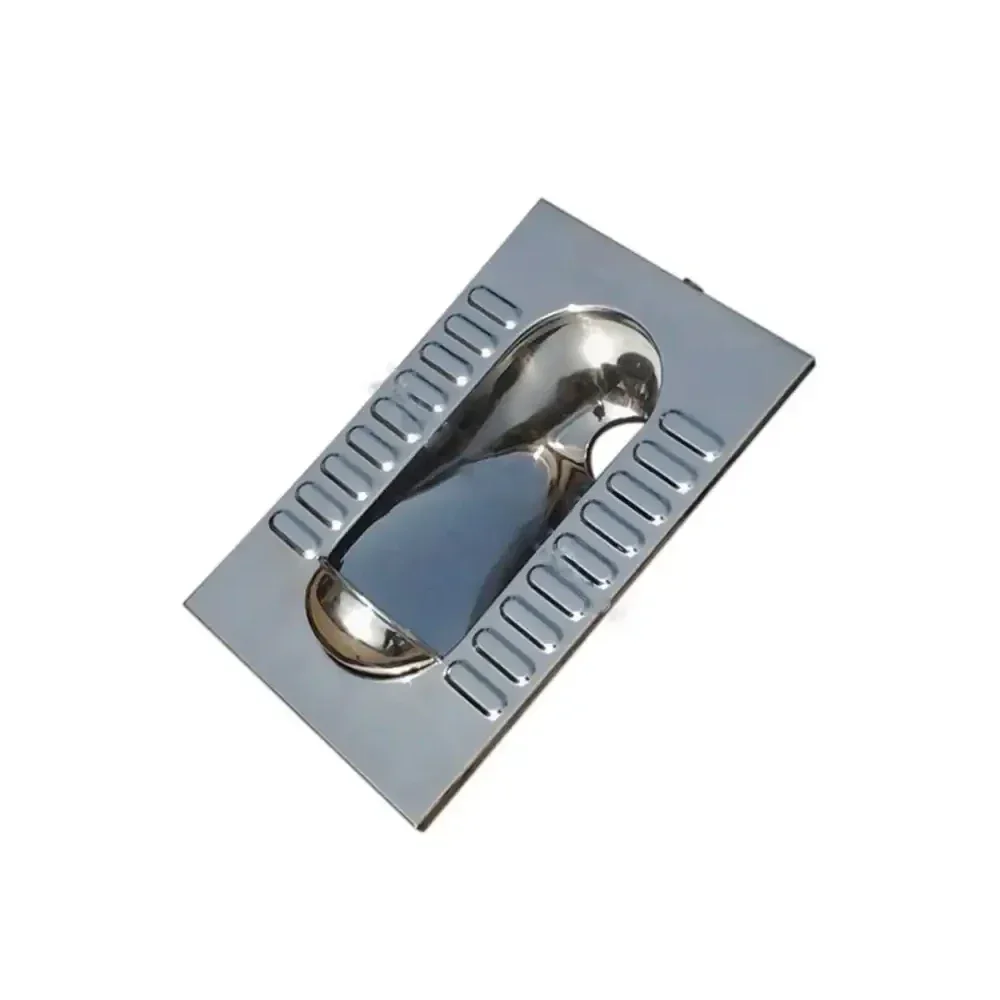 Railway 304 Stainless Steel Squat Toilet Floor Squatting Pan 3