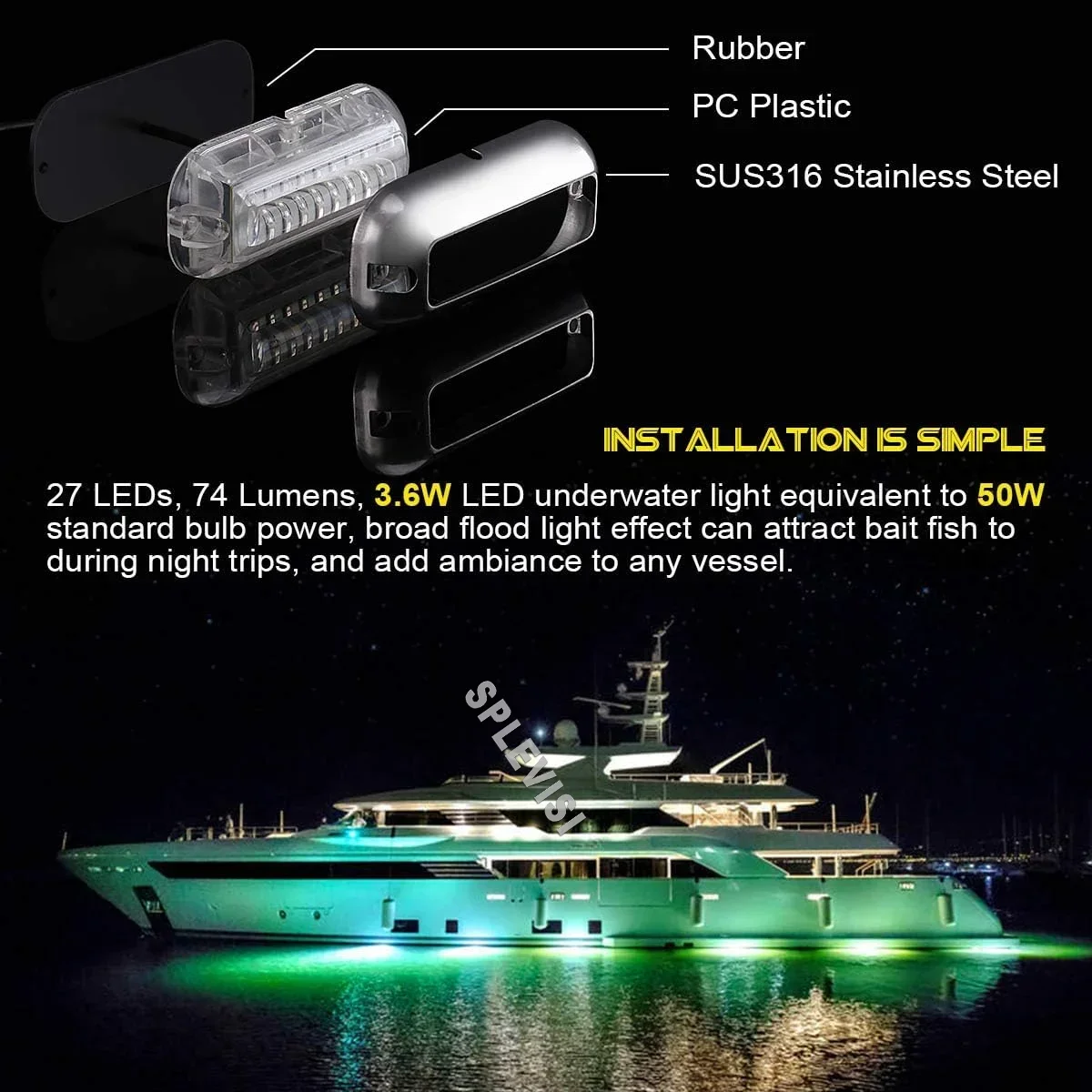 Рисунок 5 - водонепроницаемые фонари для подводной лодки