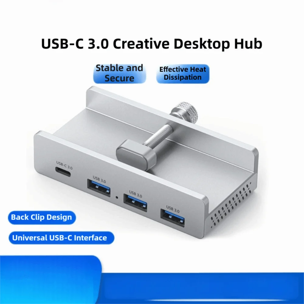 USB3.2/3.0/2.0 USB 허브 클램프 5Gbps 전원 공급 장치 USB 분배기 어댑터 범용 외부 고속 허브 노트북 액세서리