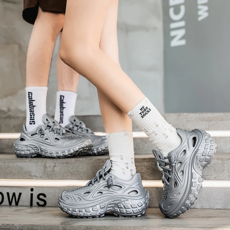 Garden Shoes Summer Couple Sandals Non-slip Thick Bottom Men's Outdoor Baotou Beach Shoes