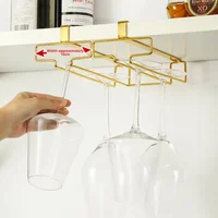 Hanging Wine Glass Rack Storage Rack Red Wine Glass Water Glass Rack Display Rack Drain Glass Rack Grape Wine Rack Champagne 2