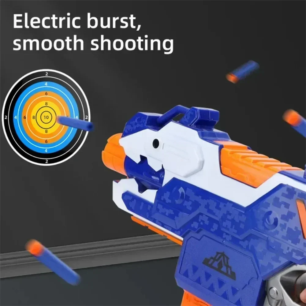 Electric Darts Toy Airsoft for Nerf Gun Soft 7.2CM Hole Head Bullets Foam Safe Sucker Bullet for Nerf Blasters Boys Toy Children 4