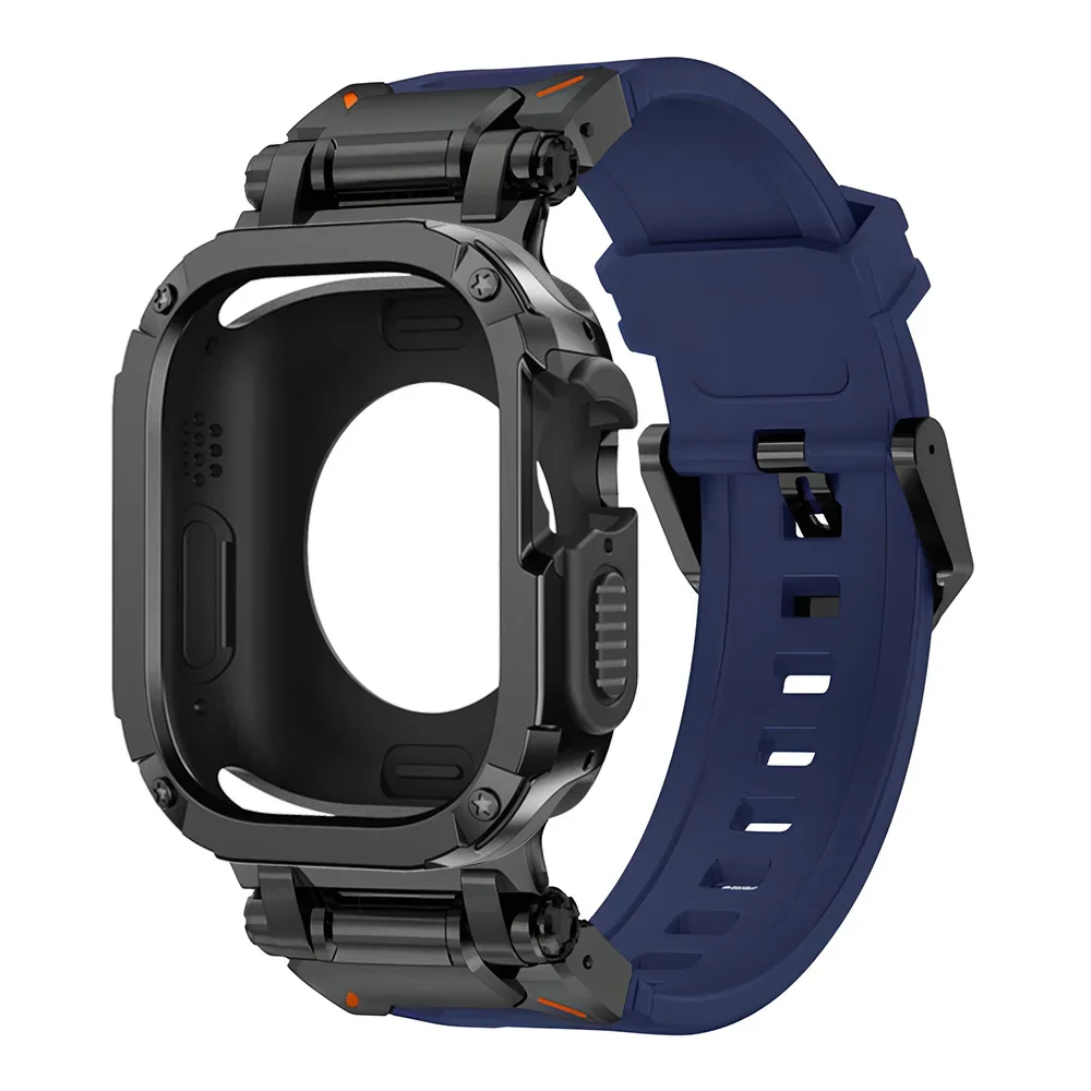 Silicone Strap with TPU Protective Case and Bracelet