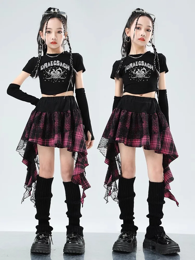 

Subcultural punk style girl performance costume trendy and cool jazz dance jazz walk show set street dance costume performance c