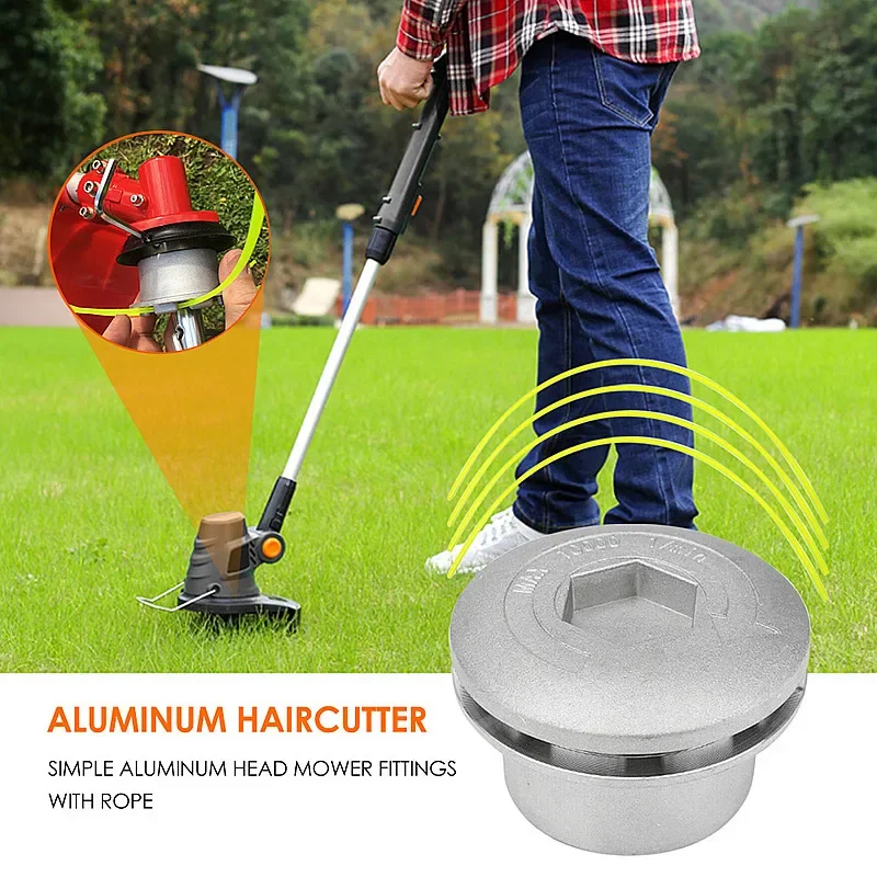 Lawn Mower Replacement Blade Carburettor Brush Cutter Parts 1pcs Garden universal lawn mower aluminum grass head trimming accessories grass head brush cutter