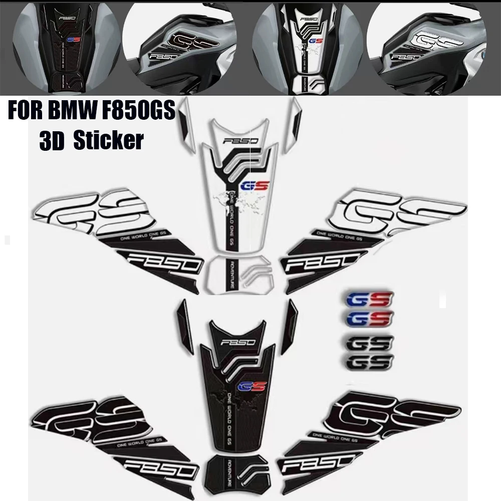 Stickers For BMW F850GS F850 F 850 GS GSA Adventure Tank Pad Grips Protection Gas Fuel Oil Kit Knee Tankpad