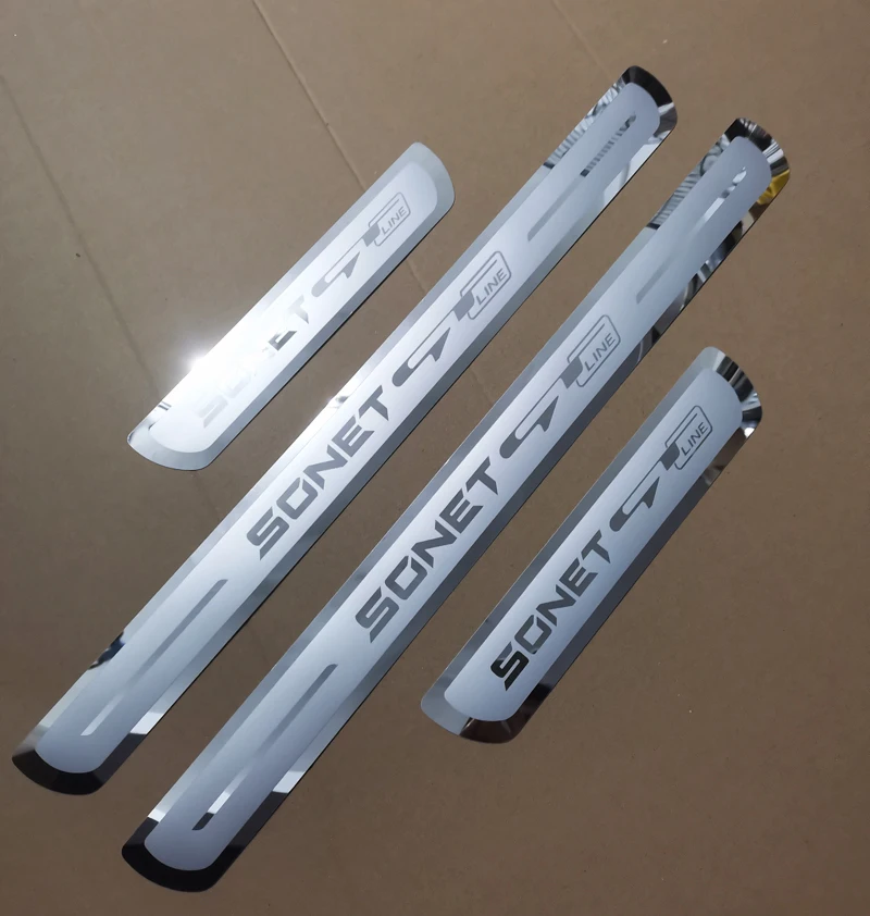 CarAccessoriseStainlessSteelScuffPlateDoorSillCoverForKIA