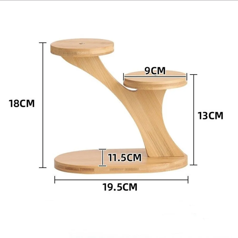 

Table Top Flower Stand Table Bamboo Rack Succulent Flower Pot Creative Desk Office Balcony Living Room Decoration Pot Load