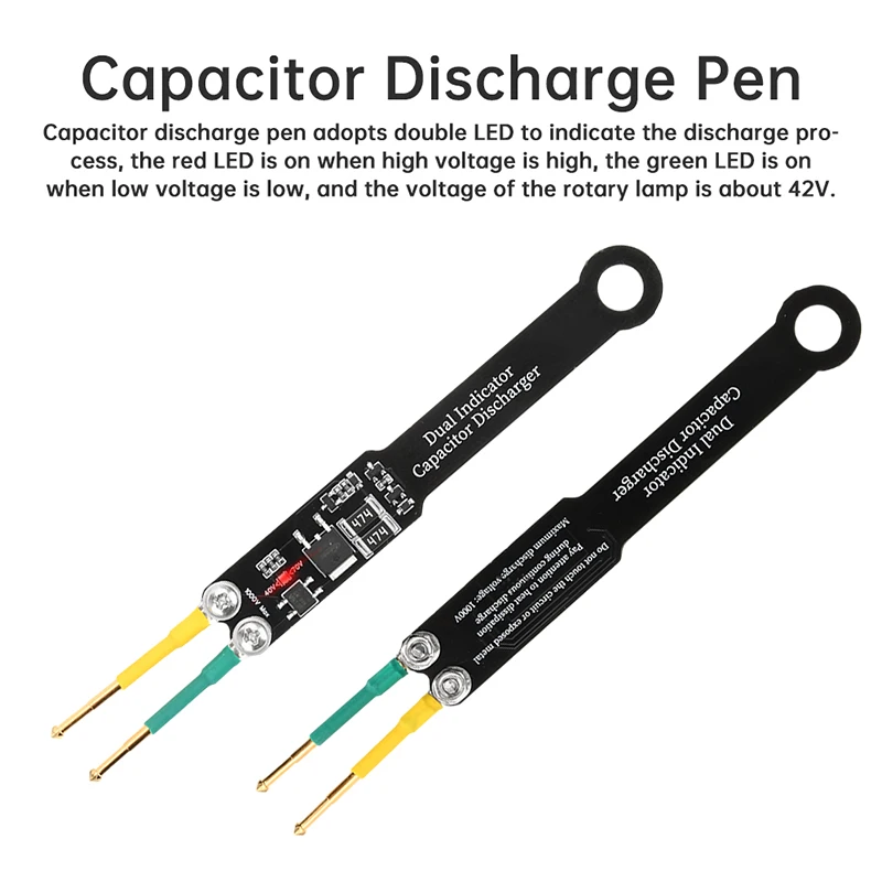 1PC Capacitor Discharge Pen AC/DC Switch Power Supply Repair Discharge Maintenance Tool AC8-380V/DC 12-540V