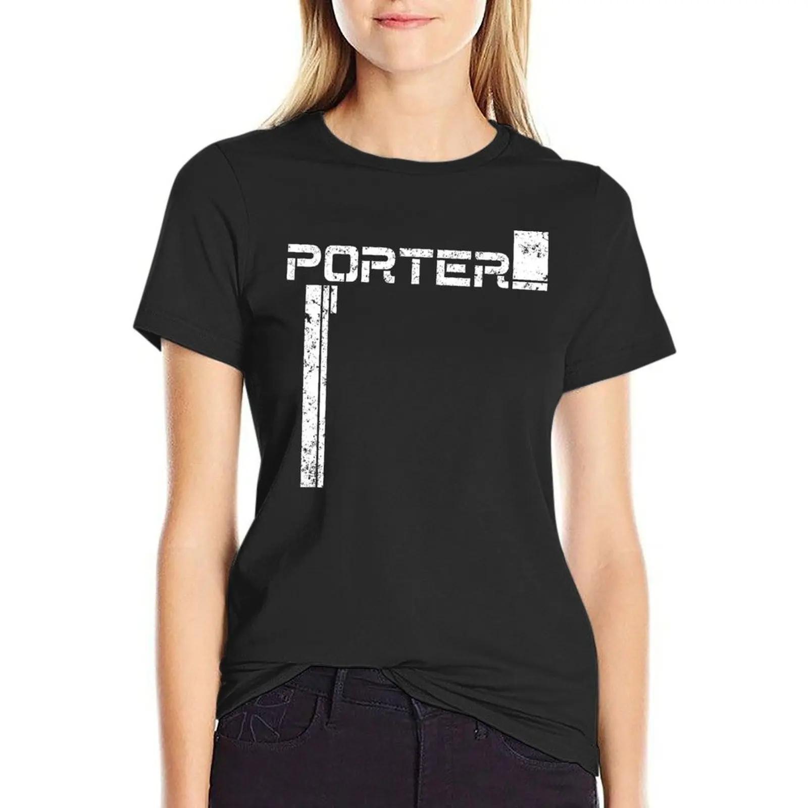 

Death Stranding Porter Logo T-Shirt vintage clothes blacks clothes for woman