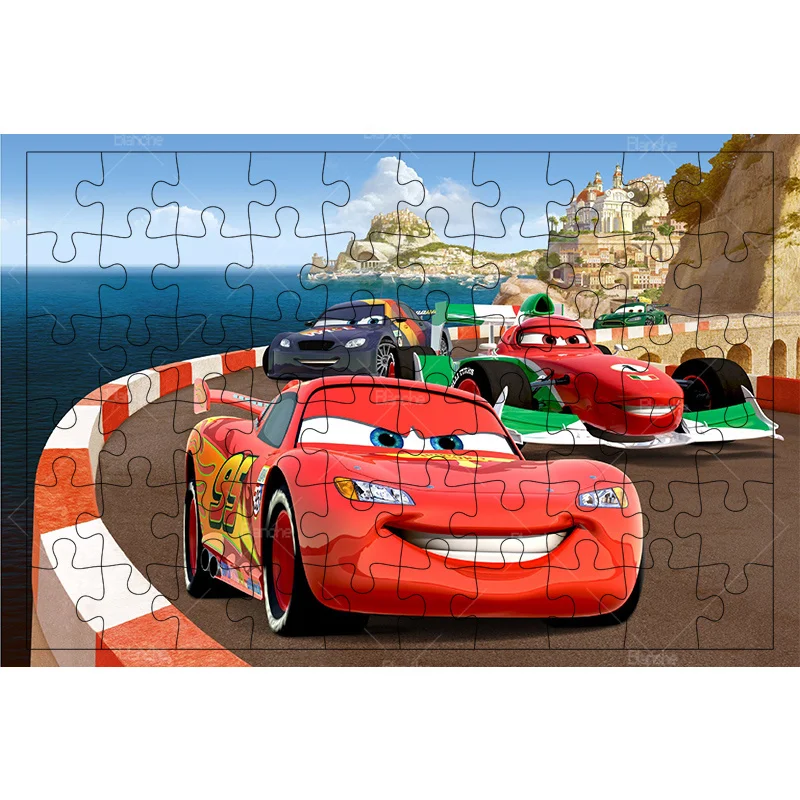 Em promoção! Carros Disney Carro De Corrida Vermelho Relâmpago Mcqueen  1000pcs Quebra-cabeças Puzzle Jogo Crianças Como Madeira Jigsaw Amigos Dom  Quarto Enfeite De Mesa