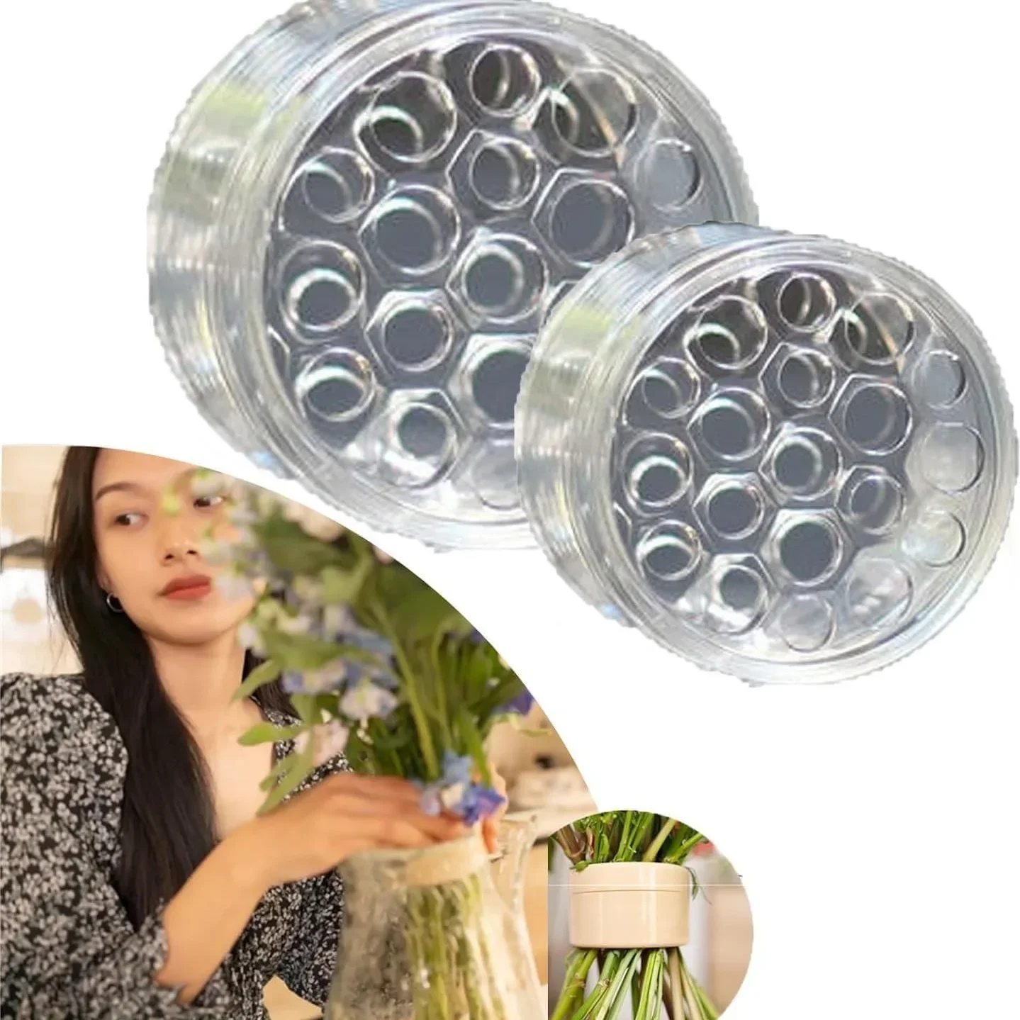 Spiral Ikebana Stem Holder for Flowers Spiral Stem Holder for Vases Bouquet Twister DIY Floral Art Accessory Shaper Flower Gifts