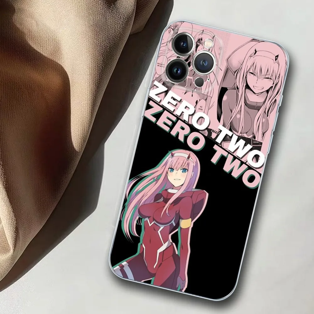 DARLING in the FRANXX Phone Case For iPhone 14 11 12 13 Mini Pro XS Max Cover 6 7 8 Plus X XR SE 2020 Funda Shell