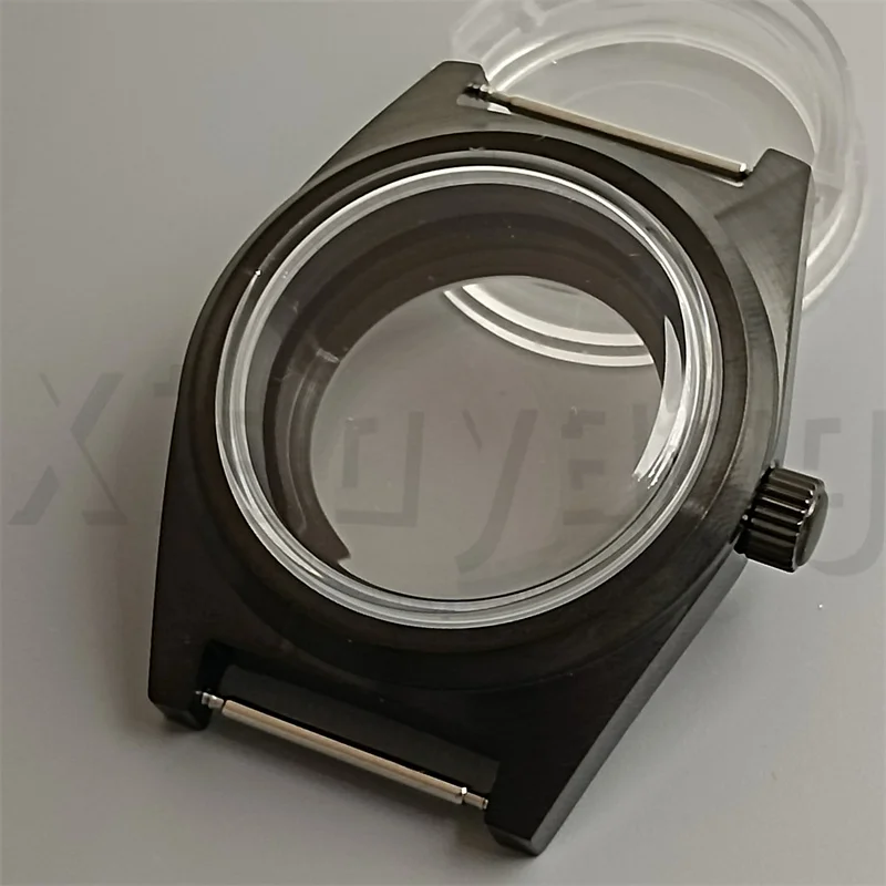 38MM Stainless Steel Watch Case with Sapphire Coated Glass – Available in Silver, Rose Gold, and Black