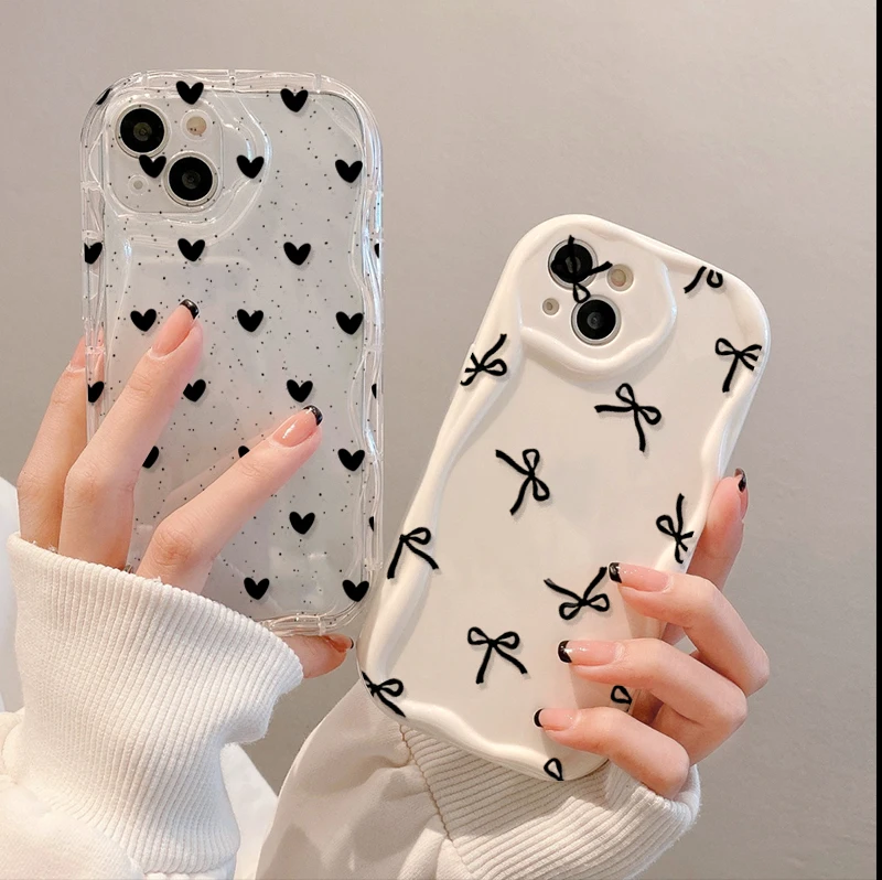 Bowknot Love Heart Phone Case Cover