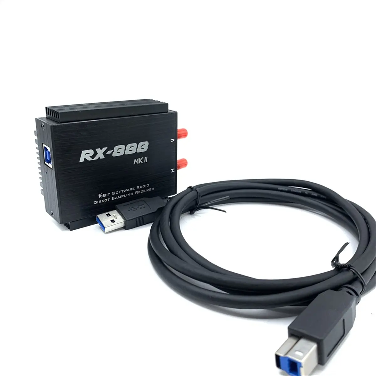 DT60 뉴 RX888 MKII 16비트 SDR 수신기 라디오 LTC2208 ADC 업그레이드 RX888