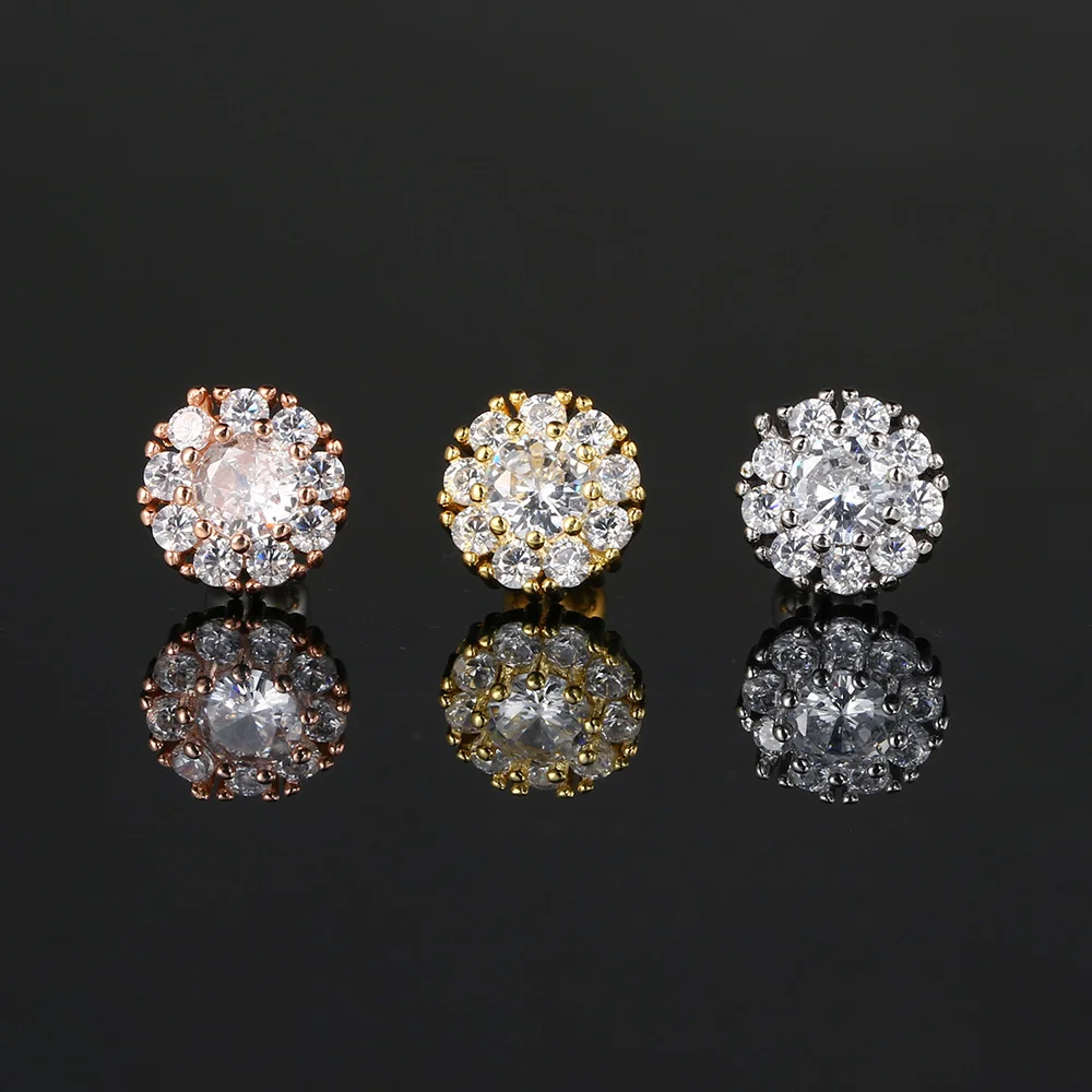 1PC Y2k Ohr Knorpel Piercing Mini Blume Stud Ohrring Für Frauen Zarte CZ Edelstahl Helix Daith Tragus Earing schmuck – Detail 19