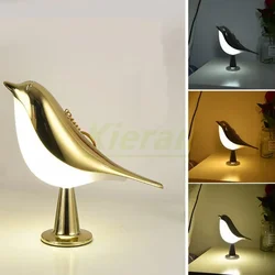 Elegant Magpie LED Touch Lamp - Modern Decor for Bedroom, Study, or Living Room (A-Tricolor light)