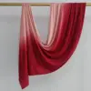 Nouveau Hijabs en Jersey dégradé Double face pour femmes, écharpe en coton pour femmes, enveloppes et châles, bandeau musulman, Turban islamique