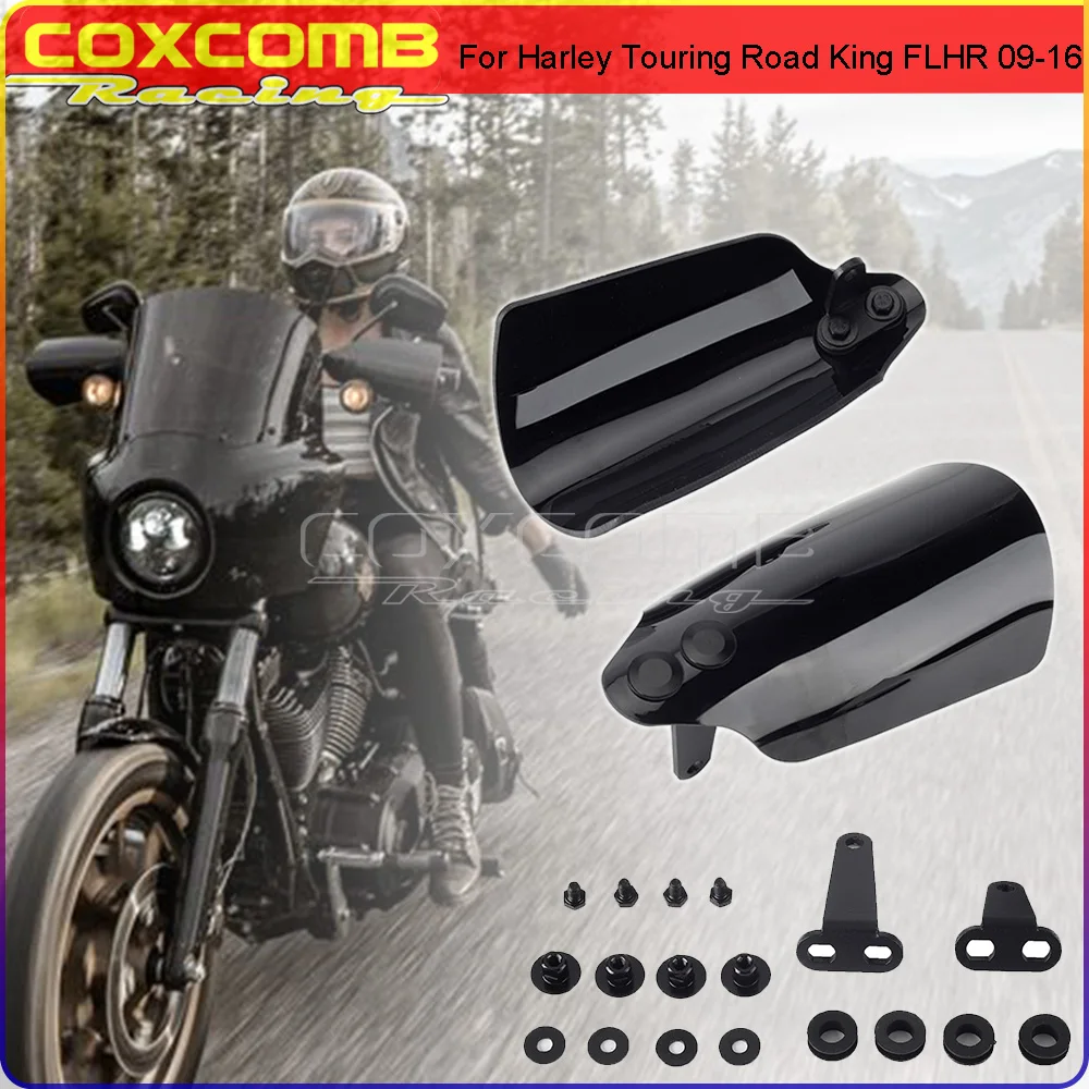 

Polycarbonate Handguard Hand Shields Guard For Harley Touring Road King FLHR EFI CVO SE FLHRSE FLHRSE4 FLHRSE5 Classic w/Bracket