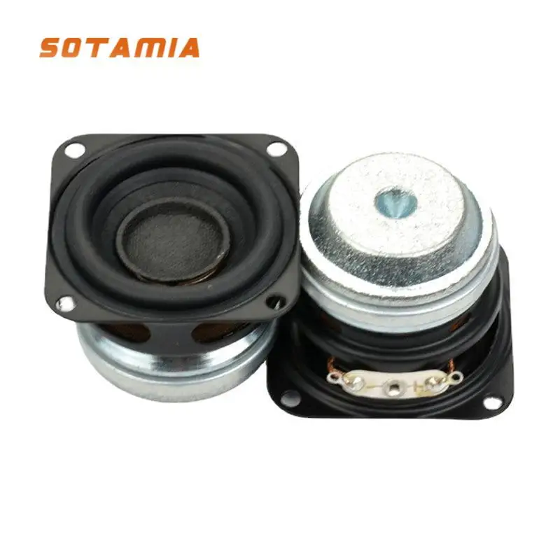 Sotamia 2Pcs 1.5 Pollici 40Mm Altoparlante Full Range 4 Ohm 10W Altoparlante Super Bass A Corsa Lunga Audio Home Theater Altoparlante Per Bose