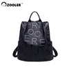 ZOOLER Handmade 100% Genuine Leather Women Backpack Soft Leather Book School Bags Real Skin Travel Backpack Large Roomy # YC226 2