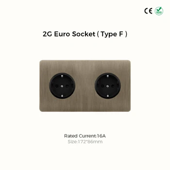 Avoir Vintage ทองเหลืองสวิทช์ 1-4 Gang 2 Way Toggle แผงสวิทช์ Brushed Bronze ซ็อกเก็ตไฟฟ้าและสวิทช์ USB Cat6 Rj45 7