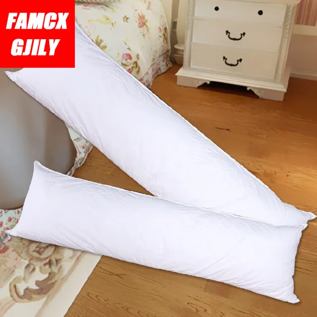 흰색 긴 베개 내부 다키마쿠라, 포옹 바디 쿠션, 침실 침구 액세서리, 가정용 섬유, 50x160cm, 40x120cm