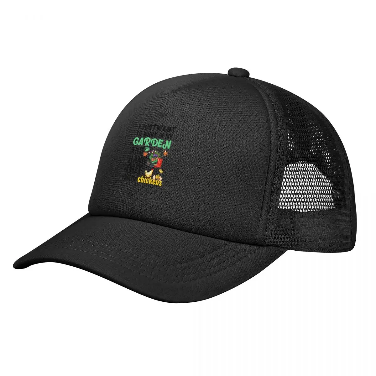 

i just want to work in my garden and hang out with chickens Baseball Cap Kids Hat Dropshipping Caps Women Men's