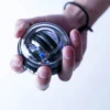 LED Gyroscopic Power Wrist Ball Trainer Forearm Strengthener Hand Muscle Gyro Ball Exerciser Fitness Equipment for Arm Workout 2