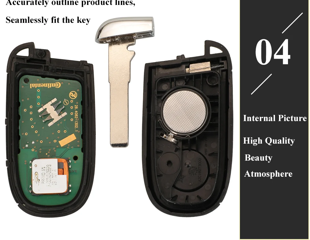 Keyforkess Original Factory 5Button per Fiat Toro 500 500L 500X 2016 OEM Smart Remote Key Fob controllo automatico 433MHz 4A Chip SIP22 17 Keyforkess Original Factory 5Button per Fiat Toro 500 500L 500X 2016 OEM Smart Remote Key Fob controllo automatico 433MHz 4A Chip SIP22 - S40bcac5f2f0f46ef9a3b9debe16fa2b9Q