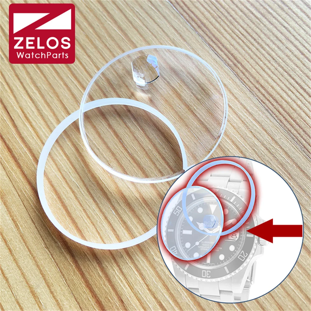 Rivestimento Ar Vetro Cristallo Zaffiro Per Rolex Sub Submariner Data 126610/116610 Orologio