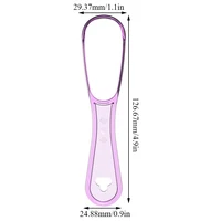 Tongue Scraper For Adult Reusable Tongue Cleaning Tool Food Grade Plastic Mouth Scraper Washable Oral Hygiene Care Appliances 6