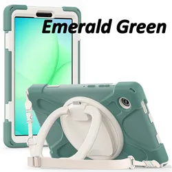 Heavy Duty Shockproof Tablet Case Cover for A9 8.7inch 2023 X110 (Emerald Green)