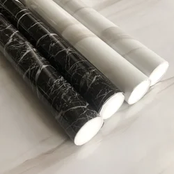 60/70/80cm Width Kitchen Wallpaper Peel and Stick Countertops Covers Waterproof Marble Self Adhesive Wall Papers Decorative Film
