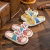 Platform Slippers Women Home Cartoon Cute Rabbit Designer Shoes Girls Casual House Fashion Popular Slides Flats Indoor Open Toe 1