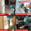 1200N.M Brushless Electric Impact Wrench 1/2Inch Cordless Electric Wrench Socket Screwdriver Power Tools For Makita 18V Battery 2