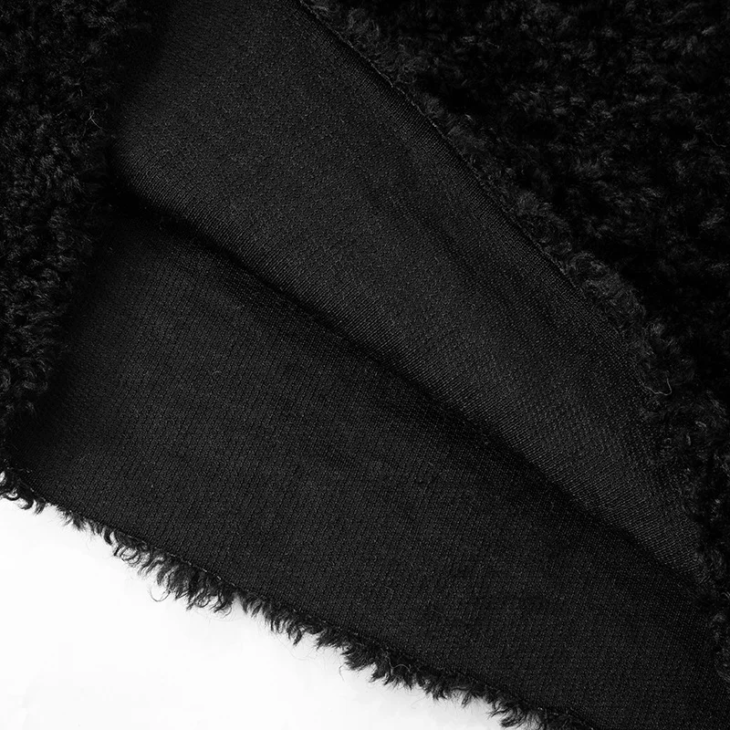 Vestido mini de cuello alto con mangas largas y peludo para mujer, cintura alta, elegante, para fiestas y ocasiones especiales, 2025